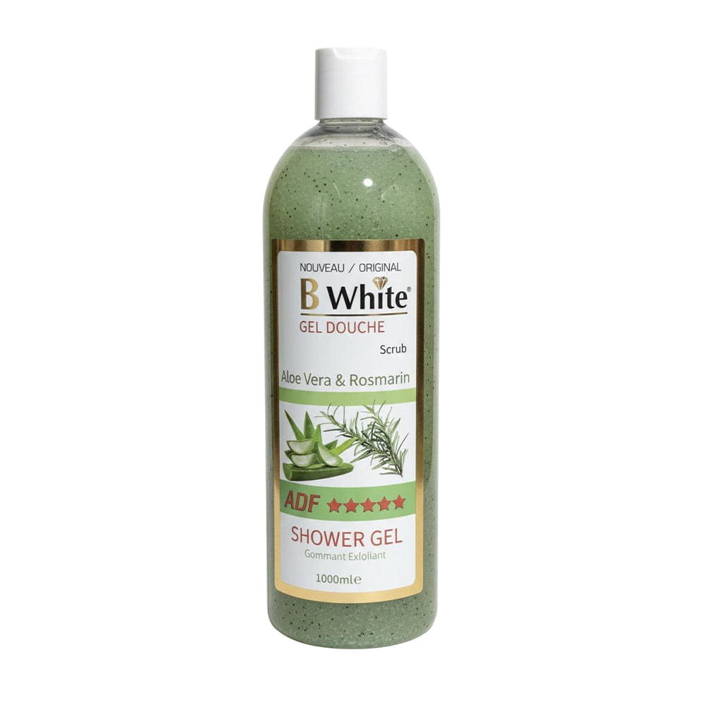 B White Health & Beauty B WHITE GEL DOUCHE Aloe Vera & Rosemarin Shower Gel Scrub 1000ml