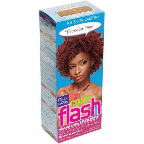 Dark and Lovely Health & Beauty Dark & Lovely Color  Cinnamon Stick :16 Dark and Lovely Soft Sheen-Carson Color Flash Vibrant Color Mousse 1.76 oz
