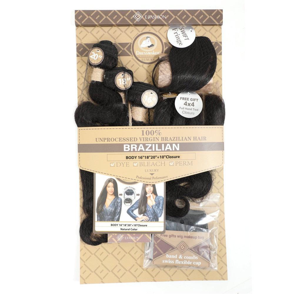 Dream Hair 100% Natural Brazilian Hair Top Tressen Natural Color #1 | gtworld.be