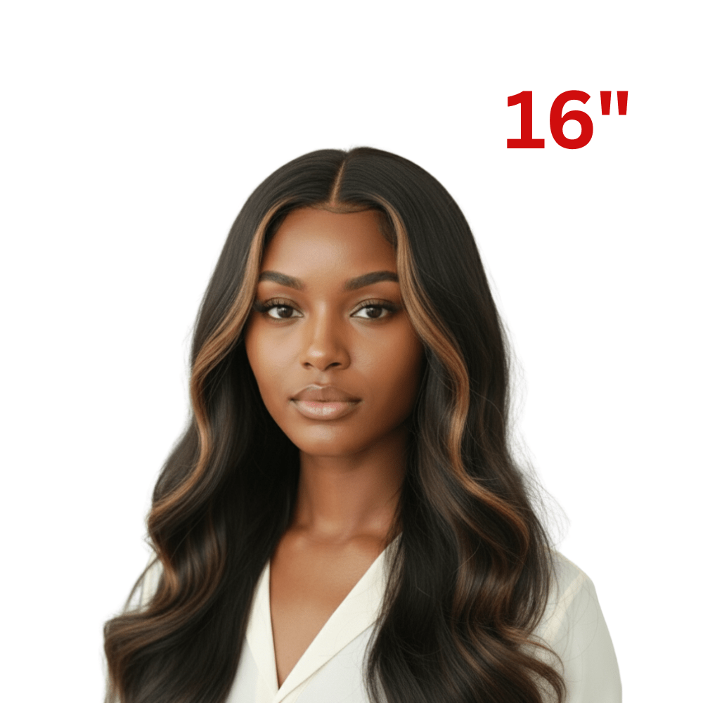 Dream Hair Health & Beauty 16" = 41 cm Dream Hair Wavy 13x6 Glueless Wig 16" (color SP101)