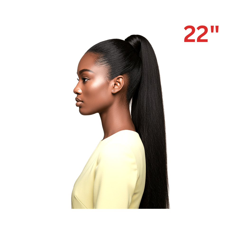 Dream Hair Health & Beauty 22" / #1 Dream hair EL Ponytail Straight Human Hair ( 22" & 24")