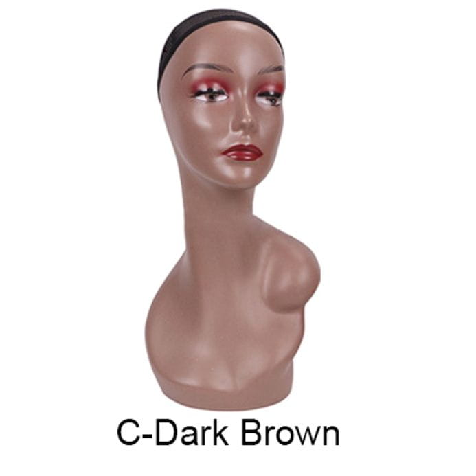 Dreamfix Health & Beauty #Dark Brown Dreamfix Mannequin Head Long
