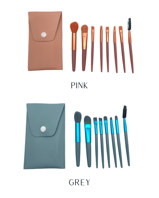Dreamfix Health & Beauty Dreamfix 8pcs Travel Makeup Brushes