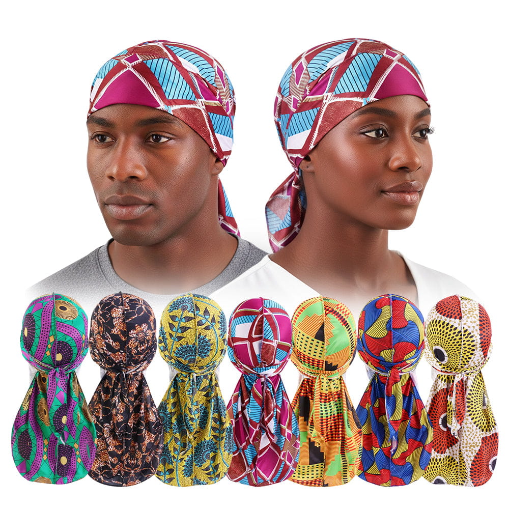 Durags Di Lusso – 30+ Stili – Design Personalizzato – Velluto, Unica Misura Uomo
