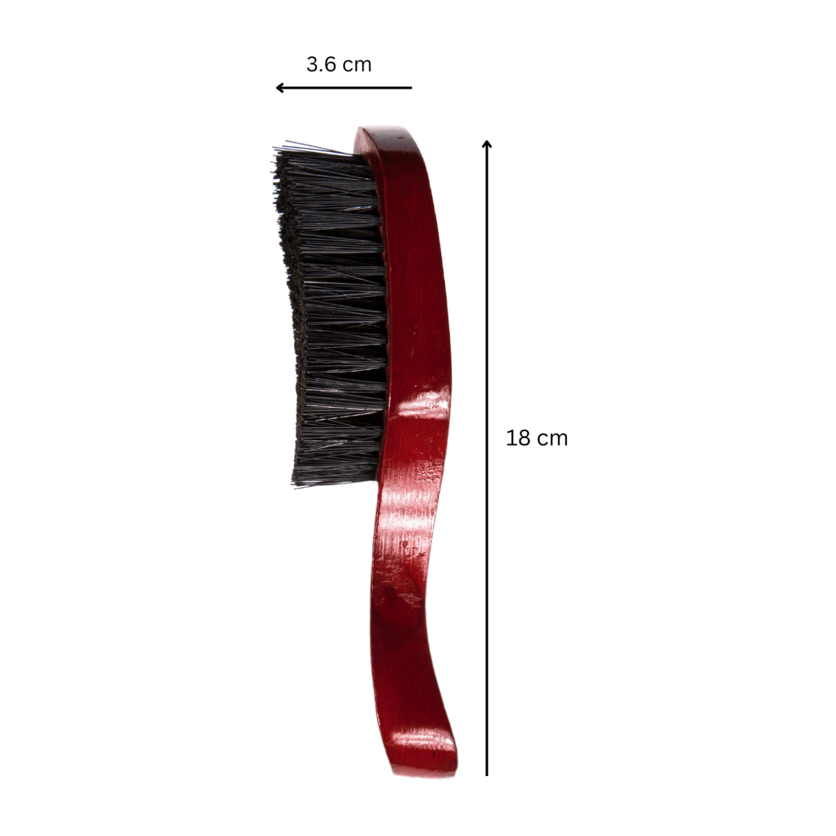 Dreamfix Health & Beauty Dreamfix Curved Club Brush with Handle Soft /Hard