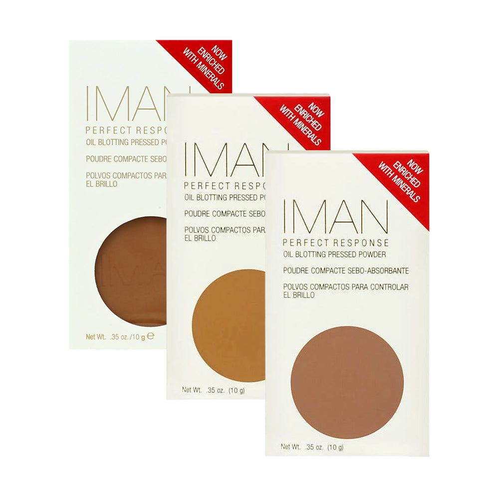 Iman Health & Beauty Iman Perfect Response Oil-Blotting Pressed Powder 10g
