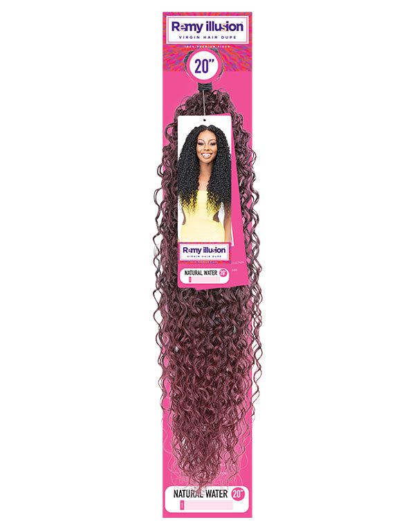 Janet Collection Health & Beauty Remy Illusion Natural Water Wave 20"/30" extension Synthetic Hair