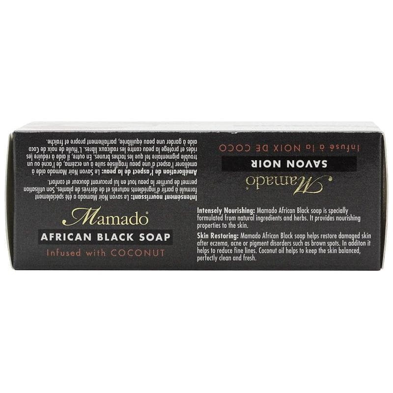 Mamado Mamado African Black Soap Infused with Coconut 200g
