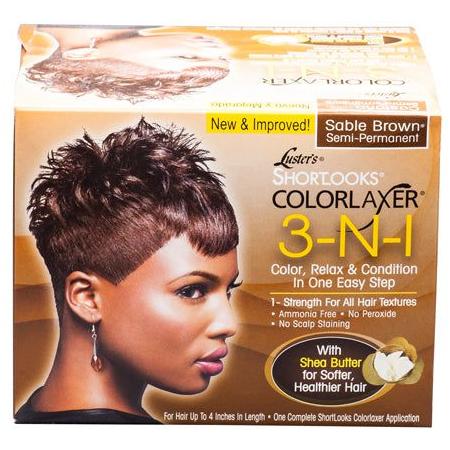 Pink Health & Beauty Lusters Shortlooks ColorLaxer Semi-Permanent 3 IN 1 Color, Relax & Condition