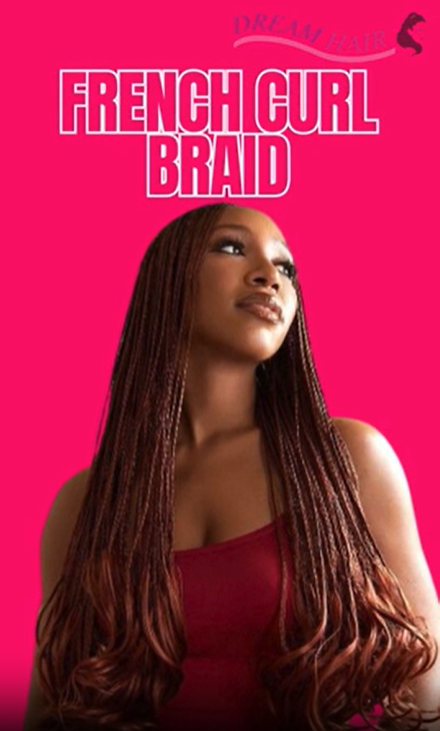 Dream Hair 3X French Curl Braid 22'' Kunsthaar