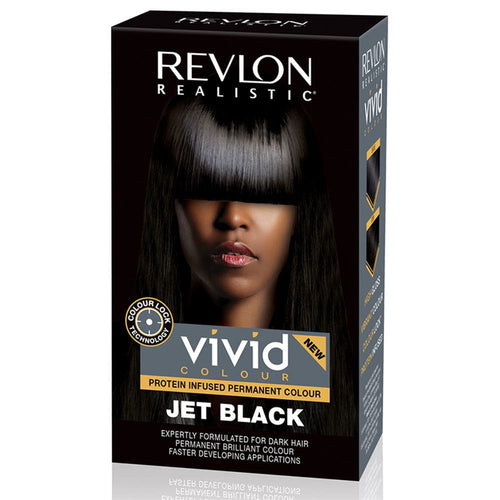 Revlon Health & Beauty Revlon Real Vivid Colour - Jet Black 110ml