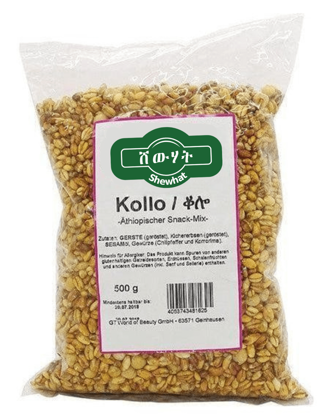 Shewhat Health & Beauty Kollo Ethiopian Snack Mix 500g