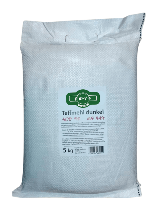 Shewhat Health & Beauty Shewhat Food Dark Teffmehl ET 5KG