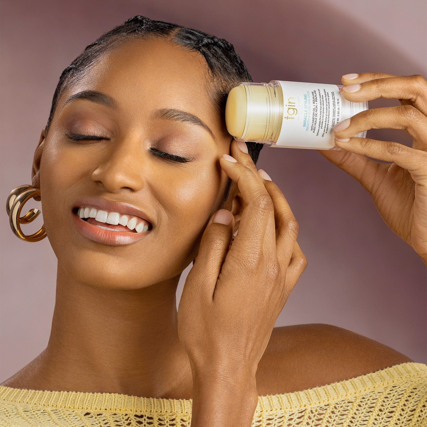 TGIN Health & Beauty Tgin Miracle Styling Smooth & Sleek Wax Stick 2.65oz