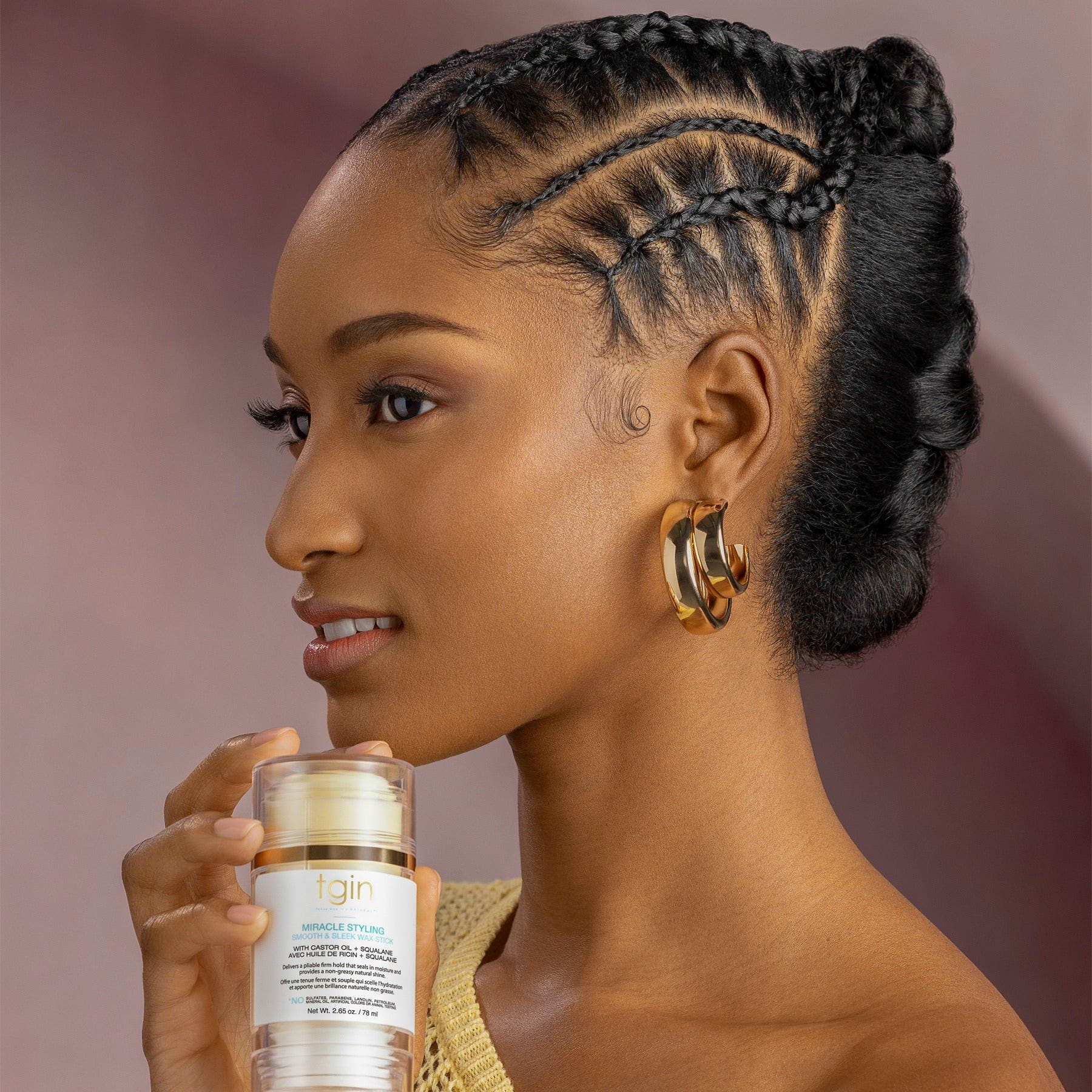 TGIN Health & Beauty Tgin Miracle Styling Smooth & Sleek Wax Stick 2.65oz