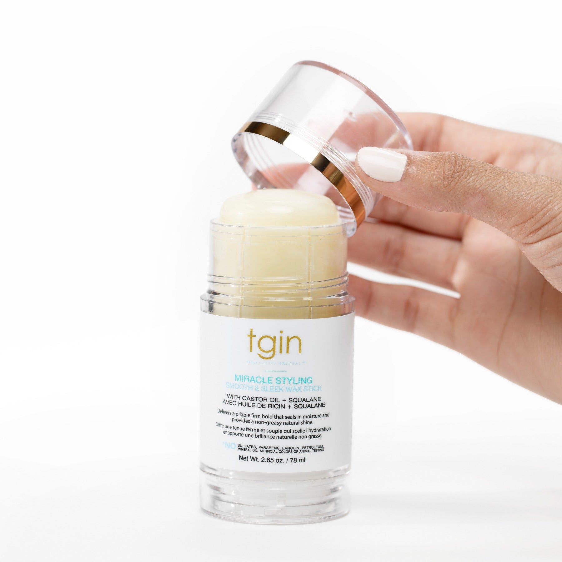 TGIN Health & Beauty Tgin Miracle Styling Smooth & Sleek Wax Stick 2.65oz