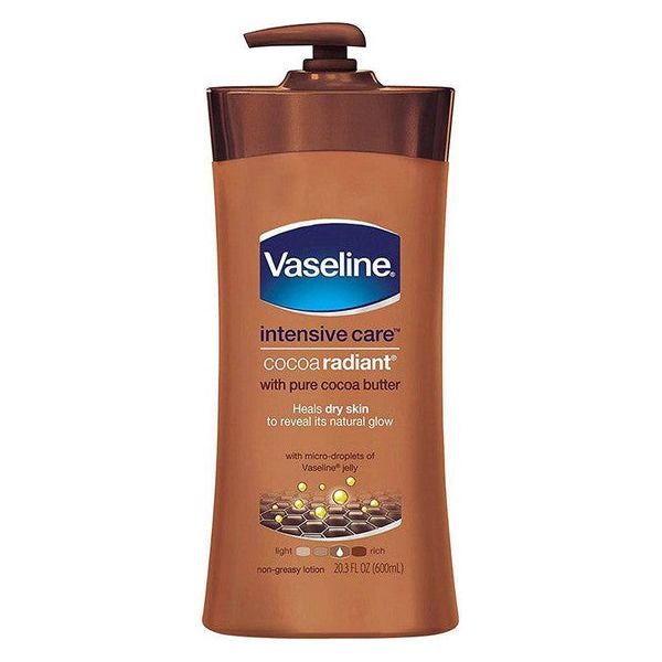 Vaseline Health & Beauty 600ml Vaseline Intensive Care Cocoa Radiant with Pure Cocoa Butter