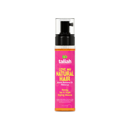 Taliah Waajid Love My Natural Hair Honey Set & Style Styling Mousse 8oz