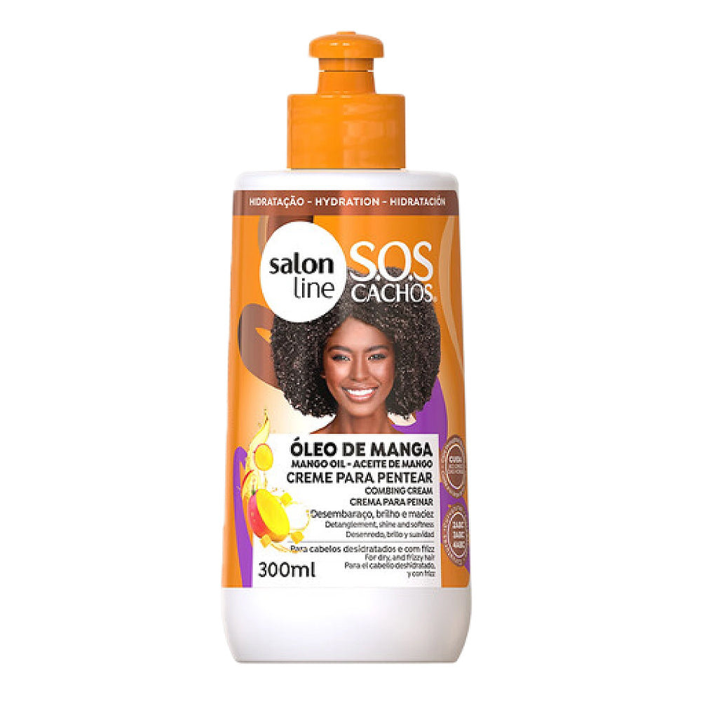 Salon Line SOS Cachos Óleos De Manga Styling Cream 300ML