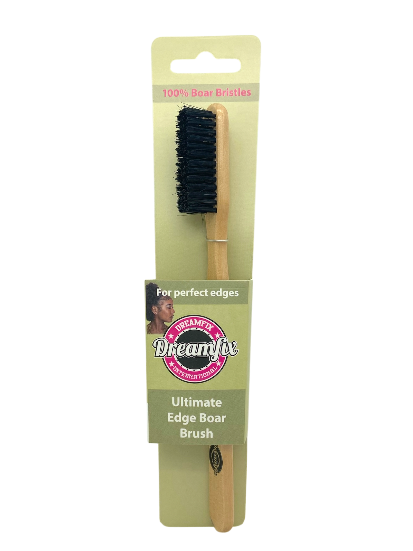 Dreamfix Ultimate Edge Brush 100% Boar Bristles 19.4*1.5*2cm