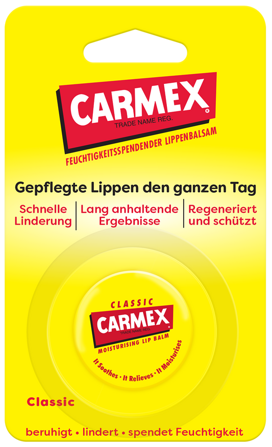 Carmex CLASSIC Moisturising Lip Balm For Dry And Chapped Lips 7.5g