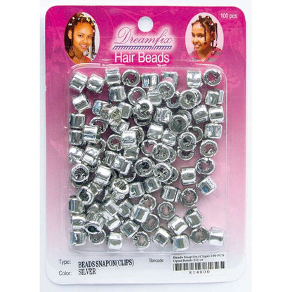 Dreamfix Hair Beads Open & Close 100 Per Pack