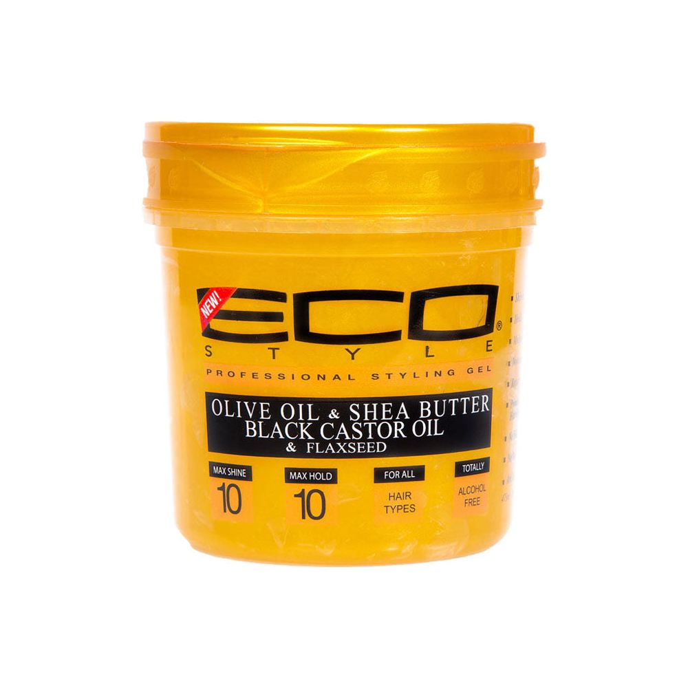 Eco Style Styling Gel Olive Oil & Shea Butter 5LB/32oz/16oz/8oz