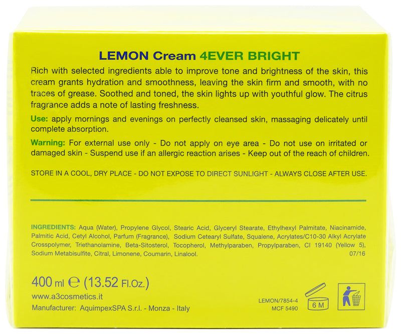 A3 Lemon Cream Ever Bright Perfect Glow 400ml | gtworld.be 