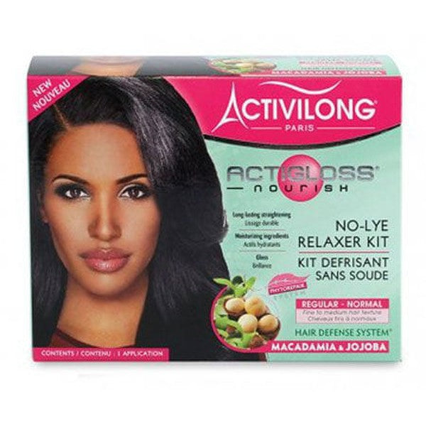 Activilong Actigloss No-Lye Relaxer Kit Reg Jojoba/Macadamia | gtworld.be 