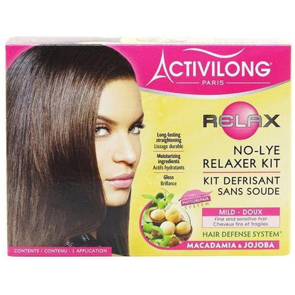 Activilong Health & Beauty Activilong Actigloss No-Lye Relaxer Kit mild Jojoba/Macadamia Oil