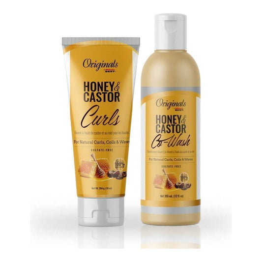 Africa's Best Africa's Best Hair Honey & Castor Bundle