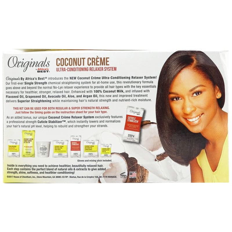 Africa's Best Health & Beauty Africa's Best Coconut Creme Ultra-Conditioning Relaxer System for Regular & Super Applications