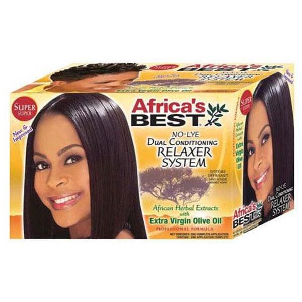 Africa's Best Health & Beauty Africa´s Best No-Lye Dual Conditioning Relaxer System Kit Super