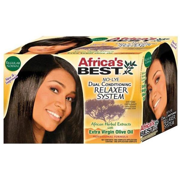 Africa's Best Health & Beauty Africa's Best No-Lye Dual Conditioning Relaxer System Regular