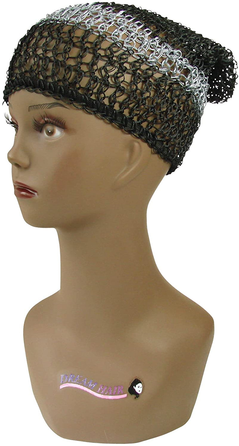 African Afri Hair Net Mix Dark Brown/Dark Grey | gtworld.be 