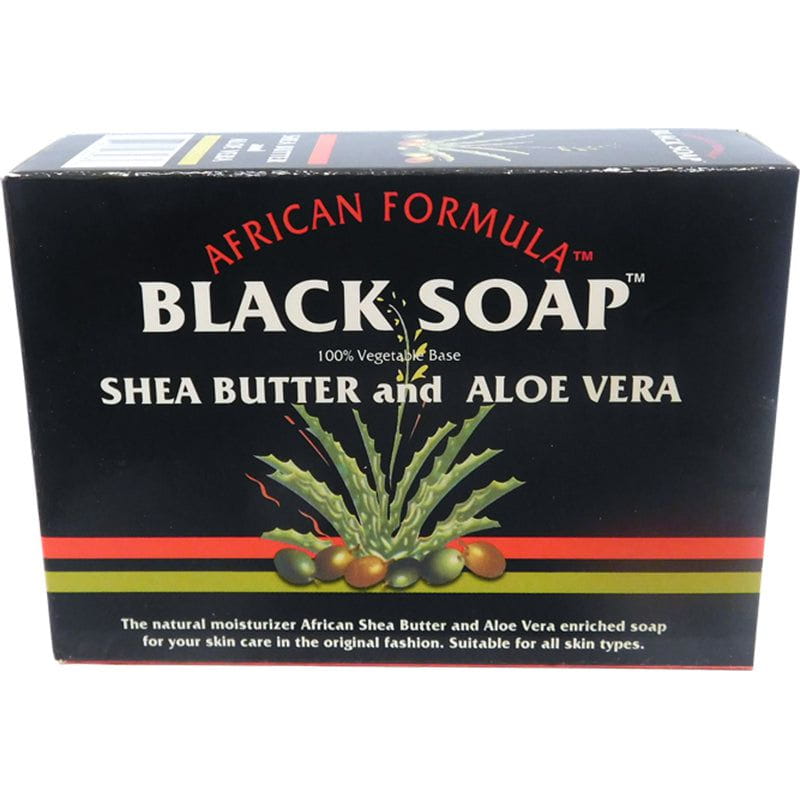 African Formula Black Soap Shea Butter and Aloe Vera 100g | gtworld.be 