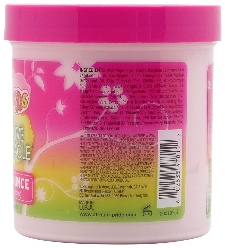 African Pride Dream Kids Olive Miracle Quick Bounce Detangling Pudding 443ml | gtworld.be 