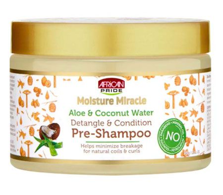 African Pride Moisture Miracle Detangle & Condition Pre-Shampoo 355ml | gtworld.be 