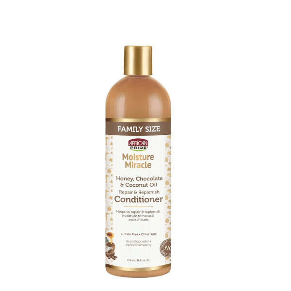 African Pride Moisture Miracle Honey Chocolate & Coconut Oil Conditioner 16 Oz | gtworld.be 