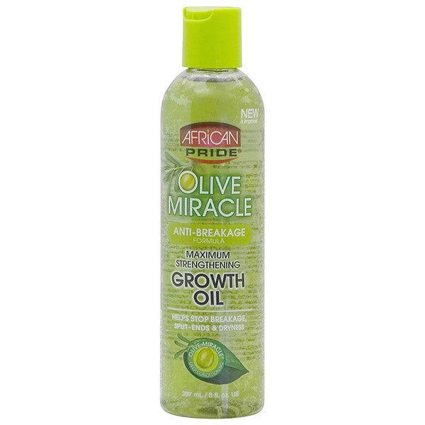 African Pride Olive Miracle Anti-Breakage, Maximum Strengthening Growth Oil 237m | gtworld.be 