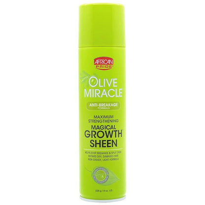 African Pride Olive Miracle Growth Sheen Spray 236ml | gtworld.be 