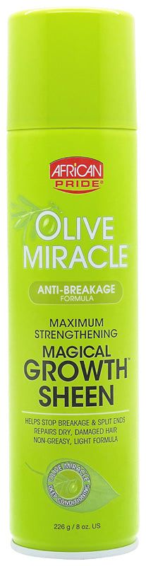 African Pride Olive Miracle Growth Sheen Spray 236ml | gtworld.be 