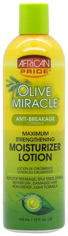 African Pride Olive Miracle Maximum Strengthening Moisturizing Lotion 12Oz | gtworld.be 