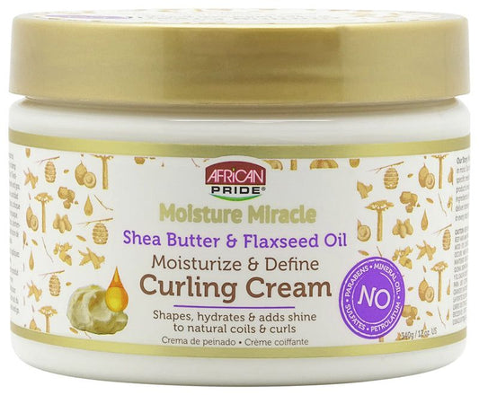 African Pride Shea Butter & Flaxseed Oil Curling Cream 340g | gtworld.be 