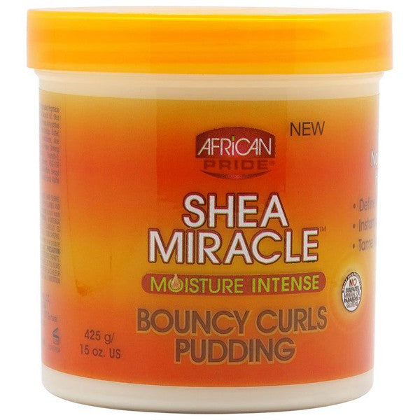 African Pride Shea Butter Miracle Moisture Intense Bouncy Curls Pudding 443ml | gtworld.be 