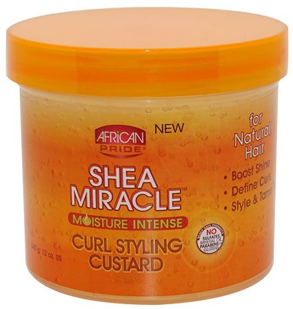 African Pride Shea Miracle Curl Styling Custard 340g | gtworld.be 