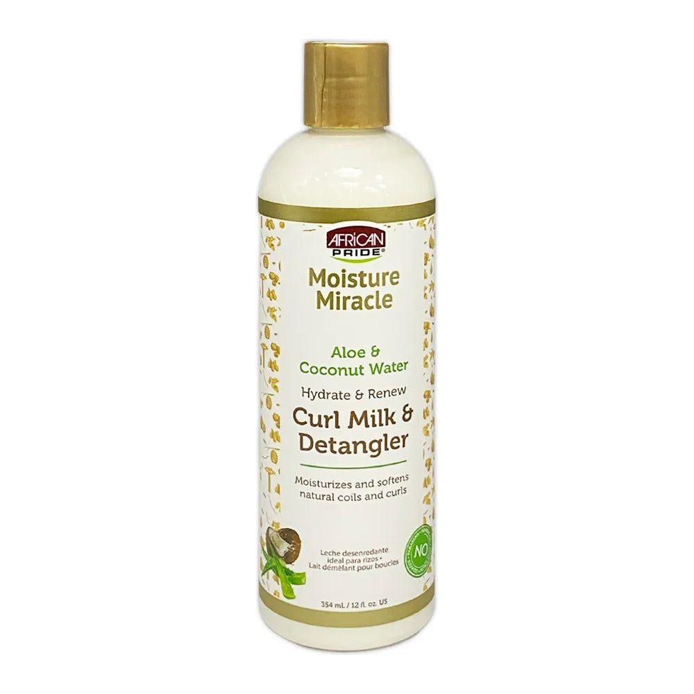 African Pride Moisture Miracle Aloe und Kokosnuss Wasser Detangler 12oz - Gtworld.de