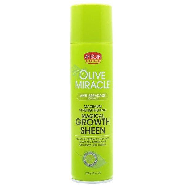 African Pride Olive Miracle Growth Sheen Spray 236ml - Gtworld.de