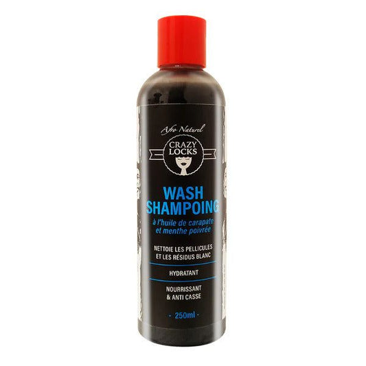 Afro Naturel Crazy Locks Wash Shampoing Hydratant  250 ml | gtworld.be 