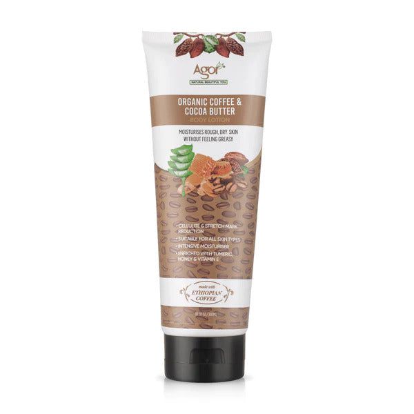 Agor Organic Coffee & Cocoa Butter Body Lotion 300 ml | gtworld.be 
